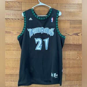 Adidas Timberwolves Black Jersey